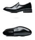 Elevator Dress Shoes for Men - Luxury Leather Formal Footwear for Weddings, Office, and Casual Social Events - Classic Designer Style with Slip-On Convenience