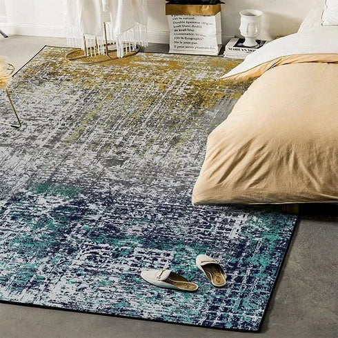 Nordic Modern Wilton Abstract Area Rug for Living Room and Bedroom