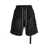 Ro Style Ribbons Streetwear Multi-pockets Cargo Shorts for Men