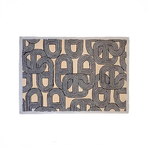 French Style Plush Carpet for Living Room and Bedroom Minimalist Fluffy Rug