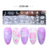 Winter Wonderland Nail Art Stamping Plate with Snowflake, Butterfly, and Rose Leaf Designs - Perfect for DIY Christmas Nail Polish Printing Template Tool