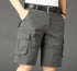 Khaki Half Men's Cargo Shorts Bermuda Designer Jogger Pants