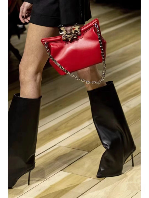 Elegant Pointed Open Toe Slim High Heel Sandals for Parties and Weddings