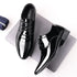 Elegant Oxford Leather Shoes for Men - Breathable and Comfortable Formal Flats for Office, Weddings, and Daily Wear - Perfect Plus Size Business Footwear with Pointed Toe Design