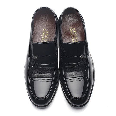 Stylish Men's Oxford Dress Shoes - Formal Round Toe Business and Wedding Loafers for Every Occasion, Comfortable and Breathable Fashion Footwear