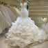 Customized Plus Size Wedding Dresses with Lace Up Back and Floor Length Design