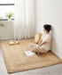 Hand-Woven Jute Carpet for Living Room Multi-Scene Use Double-Sided Entrance Mat