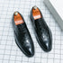 Stylish Brogue Lace-Up Business Formal Shoes for Men – Perfect for Office, Banquet, and Outdoor Parties in Sizes 38-48