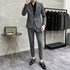 Men's Two-Piece Wedding Suit Business Casual Ensemble with Trousers