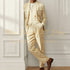 Elegant Linen Men's Suit 3 Piece Jacket Pants Vest Slim Fit Blazer