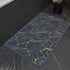 Marble Bathroom Rugs Nonslip Soft Rabbit Fur Bath Mats for Luxurious Bathroom Decor