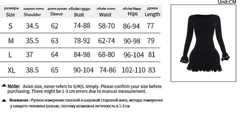 Knitted Ruffle Mini Dress for Women Elegant Bodycon Knit Sweater Dress for Autumn Winter