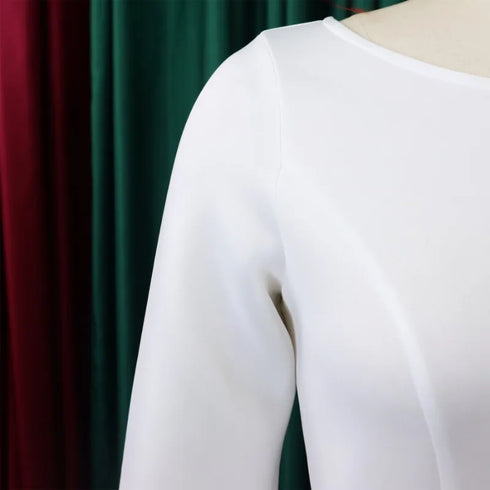 Elegant Women Party Dresses A Line with Waist Belt for Classy Office and Wedding Guests