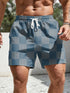 Men's Resort 3DPrinted Checkered Pattern Board Shorts for Beach