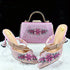 Doershow Party Pumps and Matching Bag Set for Women