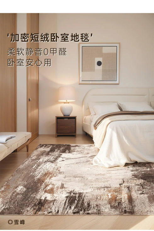 Light Luxury Retro Area Rugs for Living Room and Bedroom Plush Soft Thick Mats