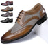 Stylish Men's Formal Oxford Shoes for Office, Business, and Special Occasions - Breathable Party and Wedding Flats in Plus Size 48