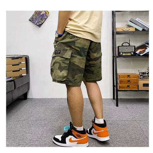 Cargo Shorts Mens Summer Cotton Army Tactical Multi-pocket Casual Shorts