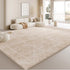 Cream Style Living Room Decoration Thick Plush Area Rug Soft Fluffy Floor Mat for Bedroom