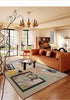 American Retro Cartoon Area Rug for Living Room and Bedroom Decor