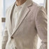 Summer Linen Casual Slim Suit Jacket for Men Lightweight and Breathable Blazer