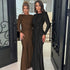 Elegant O-neck Long Sleeve Bodycon Evening Party Dresses