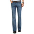 Male Bell Bottom Denim Trousers Slim Black Boot Cut Jeans Casual Business Flares Pants