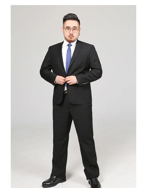 Men's Formal Suit Blazer and Pants Set for Weddings and Office Wear