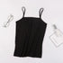 Stylish Women's Sleeveless Black Tank Top - Casual Fitness Camisole for Spring and Summer Wear, Perfect for Active Lifestyle and Everyday Comfort