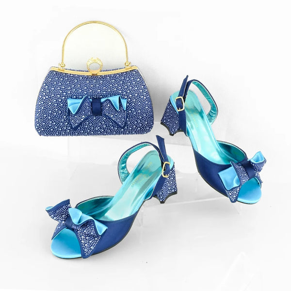 Elegant Italian Evening Pumps and Handmade Petal Clutches for Women