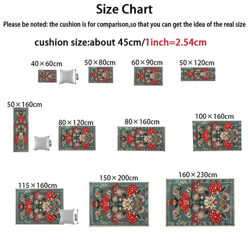 French Style Bedroom Decor Plush Carpet Soft Floor Mat for Living Room and Study