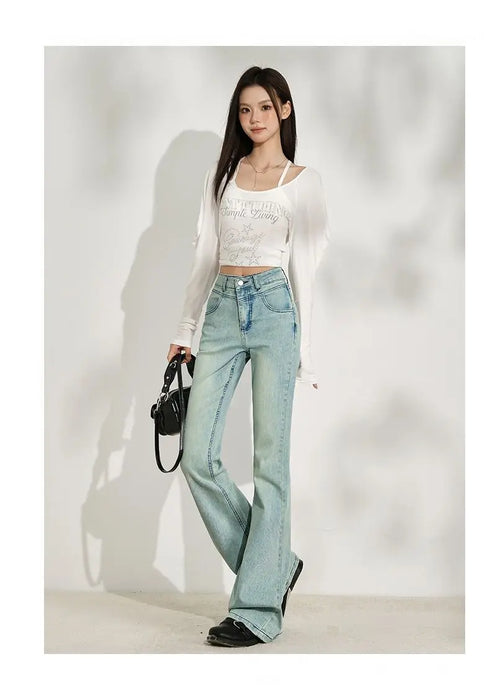 Baggy Jeans For Women - Wide Leg Denim Pants, Vintage Aesthetic, Loose Fit Casual Jeans