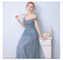 Elegant Sleeveless Tulle A-Line Bridesmaid Dress With Satin Belt And Lace Up Bow For Weddings