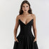 Suninheart Summer Strapless Fit and Flare Party Dress
