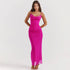 Suninheart Summer Mesh Maxi Dresses for Women Elegant Formal Dress