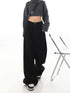 Stylish Wide Leg Black Jeans for Women - Embrace Korean Fashion Streetwear with Baggy Straight Denim Pants Perfect for Fall Outfits and Casual Days