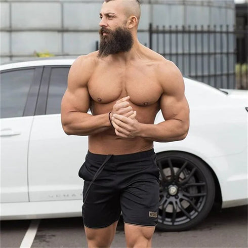 ECHT Summer Running Shorts Men Sports Jogging Fitness Shorts