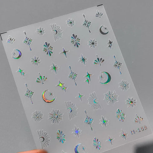 Kawaii Hydrangea 5D Embossed Flower Nail Art Stickers - Self-Adhesive Transfer Decals for Stunning DIY Nail Decoration