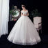 Wedding Dresses Illusion V-Neck Short Tulle Sequined Embroidery Beading Backless Off The Shoulder Luxury Bride Gown