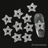 10pcs Devil's Blue Eye Nail Charms with Glitter Rhinestones for Stunning Nail Art Decoration and Manicure Accessories