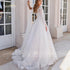 Graceful WeddingDress Organza with Embroidery A-line BrideDress
