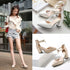 Elegant Pointed Toe Pumps for Women - Stylish Dress Heels Perfect for Weddings and Casual Occasions