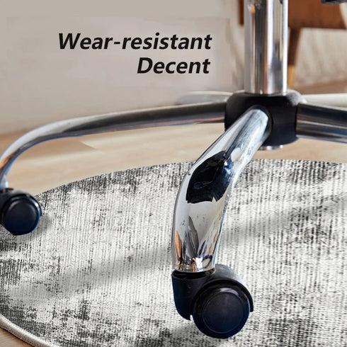 Leopard Print Round Carpet Decoration for Living Room Area Rugs Non-Slip Floor Mats