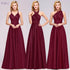 Plus Size Bridesmaid Dresses Convertible Backless Infinity Multiway Floor Length Silk Gown