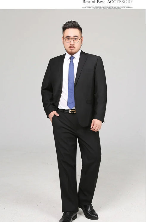 Men's Formal Suit Blazer and Pants Set for Weddings and Office Wear