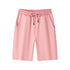 Men's Casual and Fashionable Pure Cotton Shorts with Drawstring
