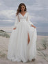 BOHO Vintage Wedding Dresses For Women Simple Bridal Gowns