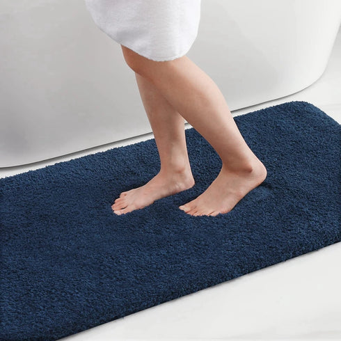 Luxury Absorbent Non-Slip Bath Mat Plush Bathroom Rug Soft Fluffy Carpet
