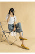 Stylish Women's Pointed Toe Slip-On Flat Pumps for Casual Spring and Autumn Wear