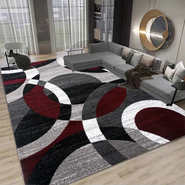 Nordic Geometric Area Rug for Living Room Modern Luxury Decor